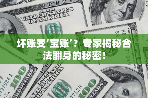 北京坏账变‘宝账’？专家揭秘合法翻身的秘密！