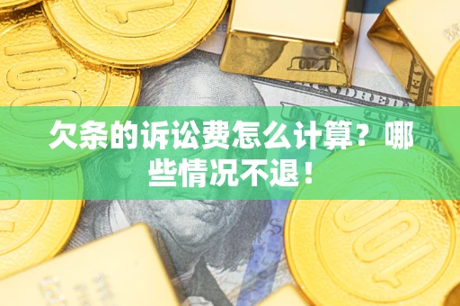 北京欠条的诉讼费怎么计算？哪些情况不退！