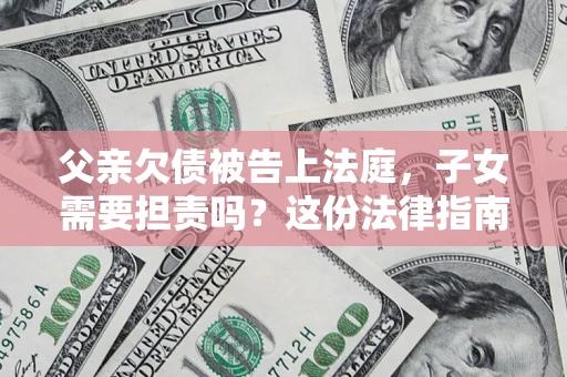 北京父亲欠债被告上法庭，子女需要担责吗？这份法律指南必须看完