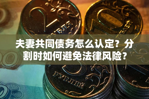 北京夫妻共同债务怎么认定？分割时如何避免法律风险？